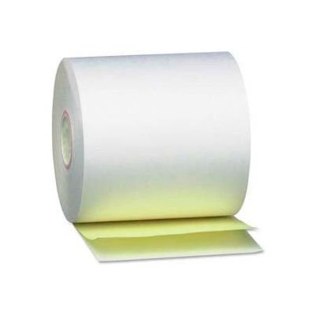 PM COMPANY PM® SecurIT Teller Paper Rolls, 3-1/4" x 80', White/Canary, 60 Rolls/Carton 7685